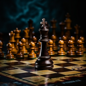 The last crucial move in chess